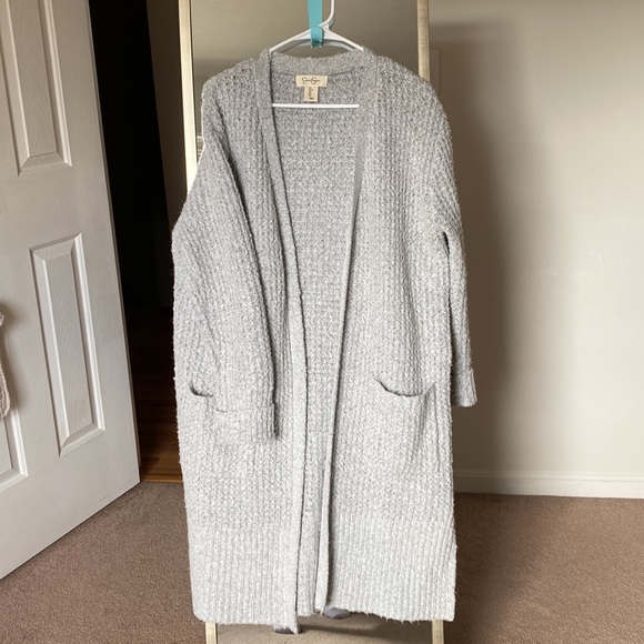 Jessica Simpson wool blend knee length cardigan - Picture 5 of 6